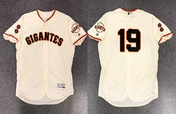 Men's San Francisco Giants ACTIVE PLAYER Custom Cream 2016 Flex Base Stitched Jersey
